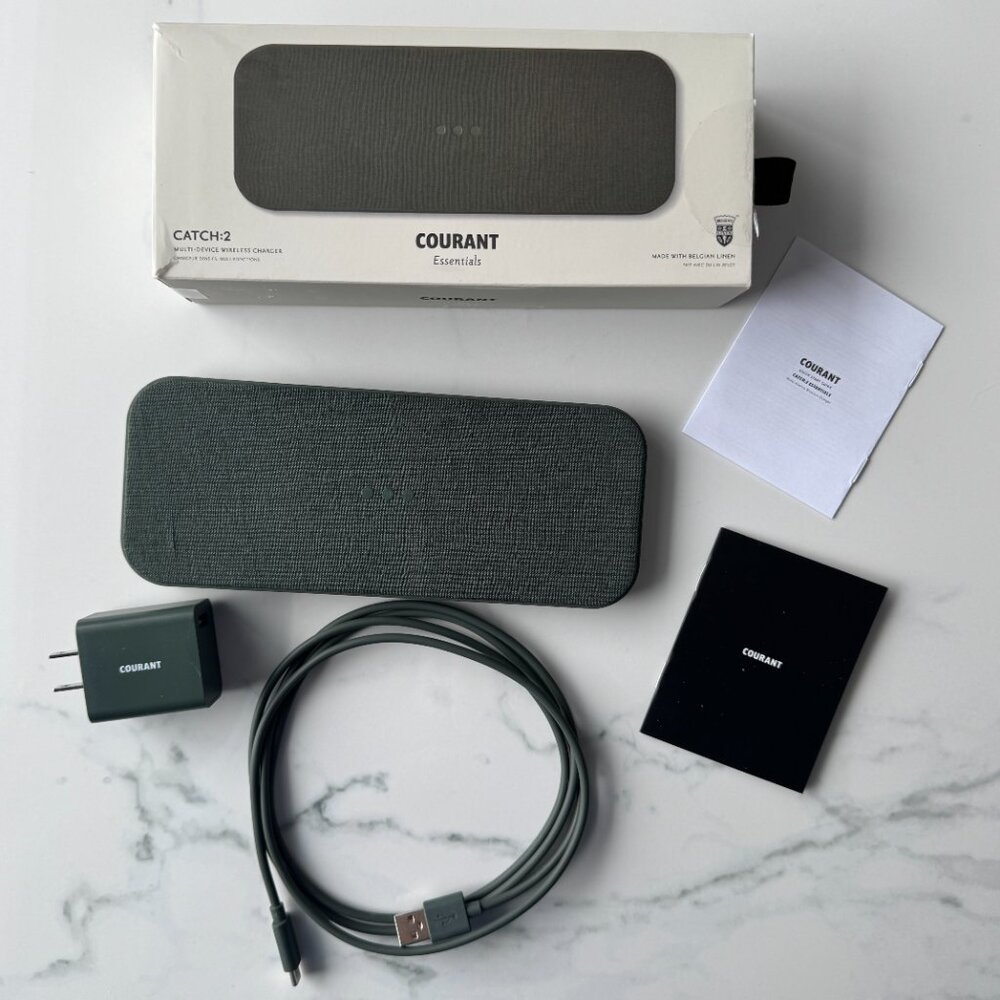 NEW Courant brand Green CATCH:2 Essentials Wireless Charger
